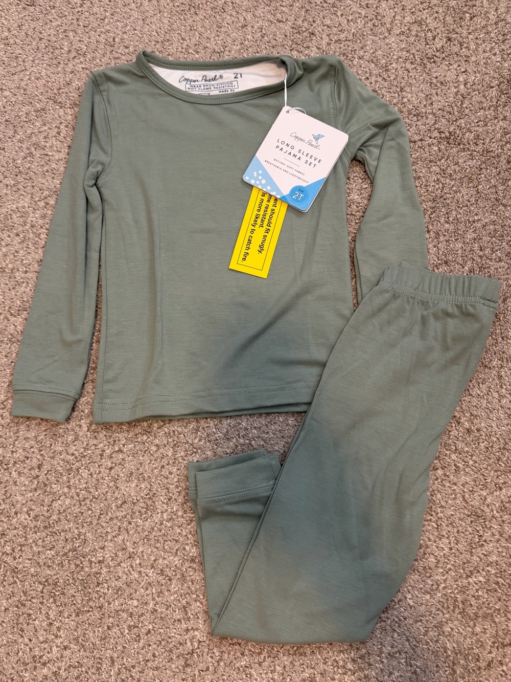 NWT ⭐️ Copper Pearl Long Sleeve Pajamas (2T)